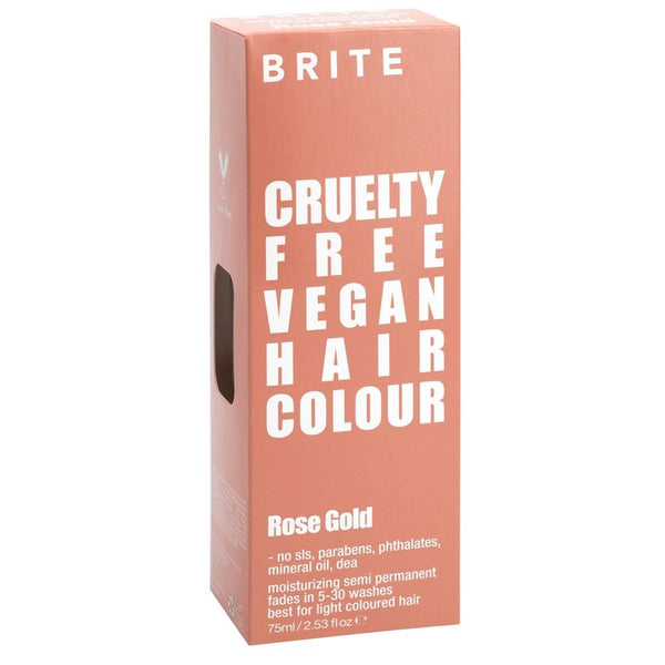 Brite Organix Semi Permanent Hair Colour 75 ml - Rose Gold