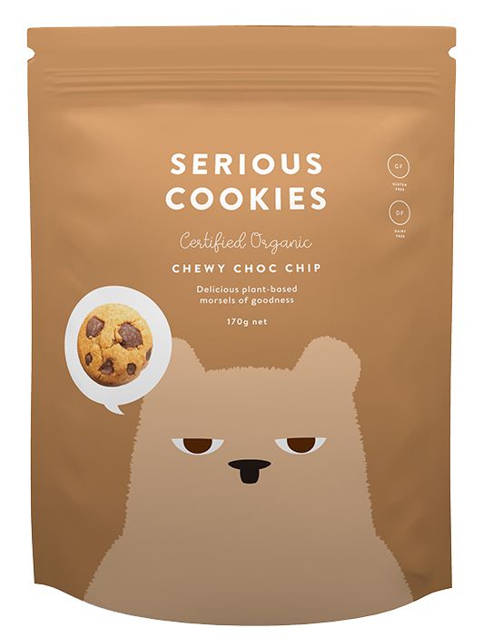 Serious Choc Chip Chewy Cookies 170g