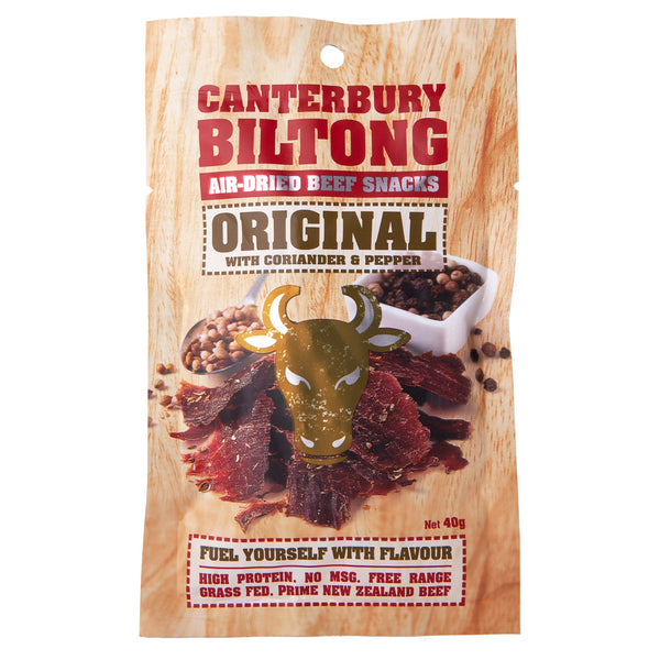 Canterbury Biltong Original Beef Biltong 40g