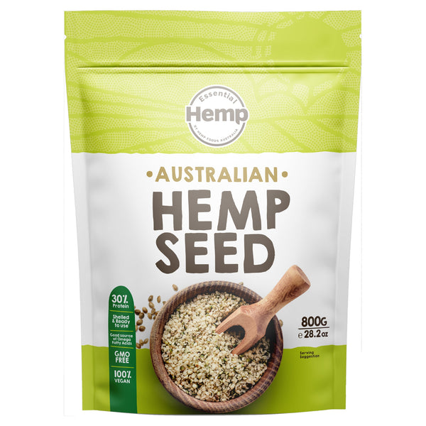 Essential Australian Grown Hemp Seed 800g