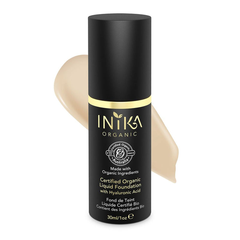 Inika Organic Liquid Foundation 30ml Honey