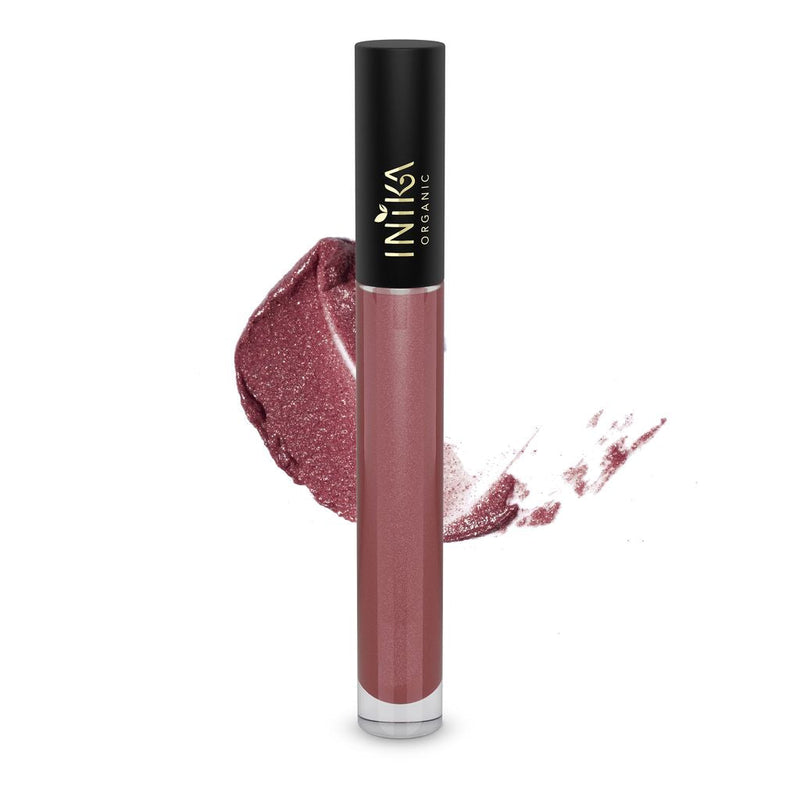 Inika Organic Lip Glaze 5ml - Rosewood