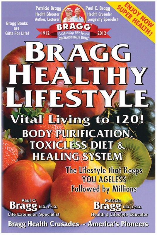Books BRAGG Healthy Lifestyle By Paul & Patricia BRAGG