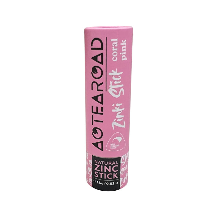 Aotearoad Zinki Stick (Natural Zinc Stick) Coral Pink 15g