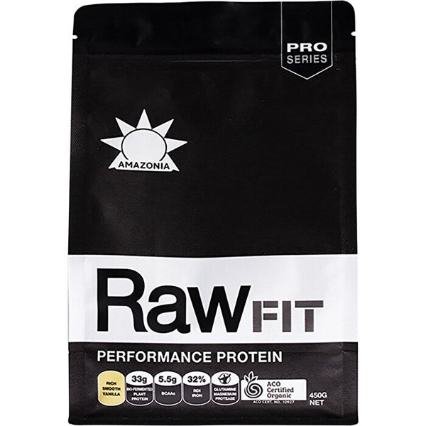 Amazonia Raw FIT Protein Performance Rich Smooth Vanilla 450g