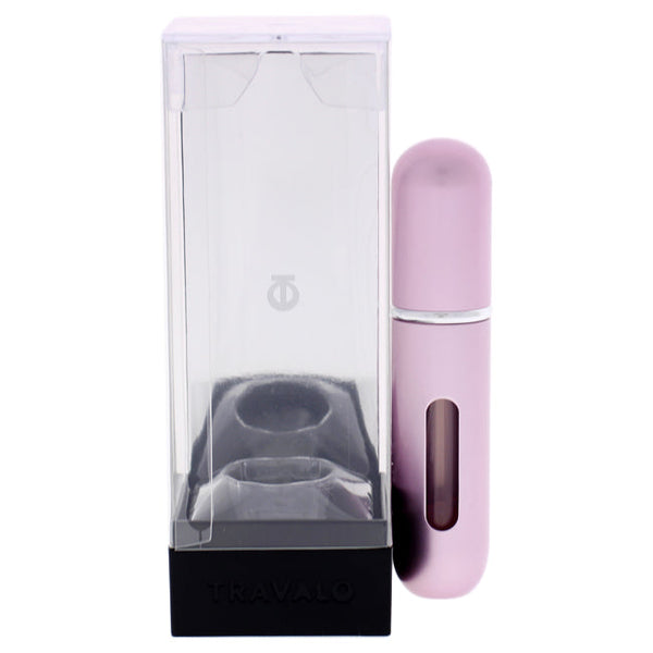 Travalo Classic Perfume Atomizer - Light Pink by Travalo for Unisex - 0.17 oz Refillable Spray (Empty)