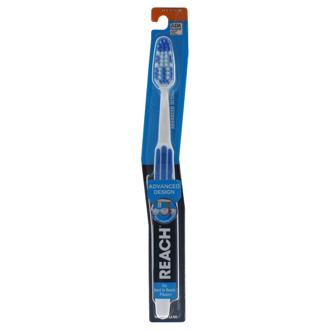 REACH Advanced Design Toothbrush Medium by REACH for Unisex - 1 Pc Toothbrush