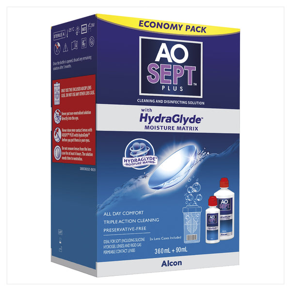 Aosept Plus Hydraglyde Eco 360+90ml