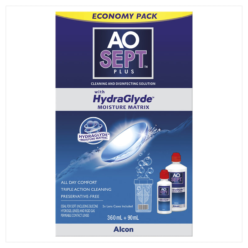 Aosept Plus Hydraglyde Eco 360+90ml