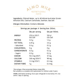 Almo Almond Milk Unsweetened 1L