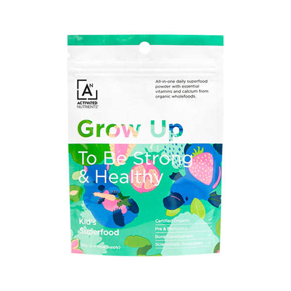 Activated Nutrients Grow Up Superfood Multivitamin (To Be Strong & Healthy) 56g
