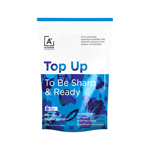 Activated Nutrients Top Up Men's Multivitamin (To Be Sharp & Ready) 224g