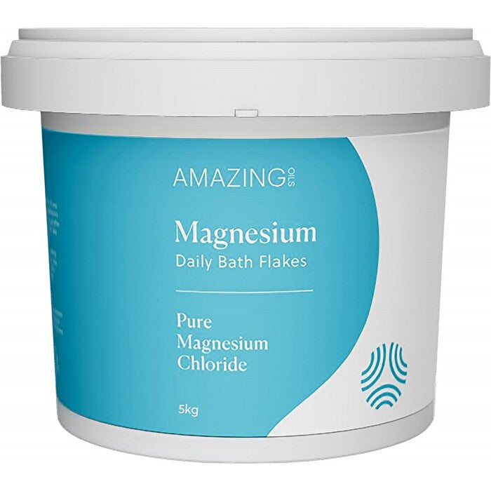 Amazing Oils Magnesium Daily Bath Flakes Pure Magnesium Chloride 5kg