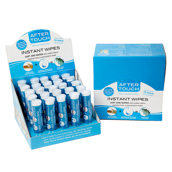 After Touch Instant Wipes (Towels) Tube x 25 Display 10 Wipes