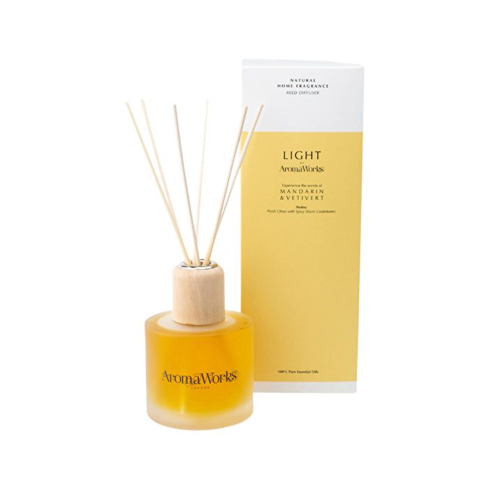 AromaWorks Light Reed Diffuser Mandarin & Vetivert 200ml