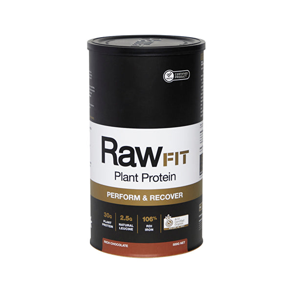 Amazonia Raw FIT Plant Protein Perform & Recover Rich Chocolate 500g