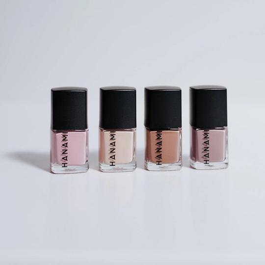 Hanami Nail Polish Collection 9ml X 4 Pack - Mocha