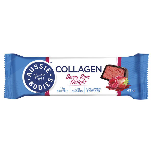 Aussie Bodies Collagen Berry Ripe Delight 45g Box of 12