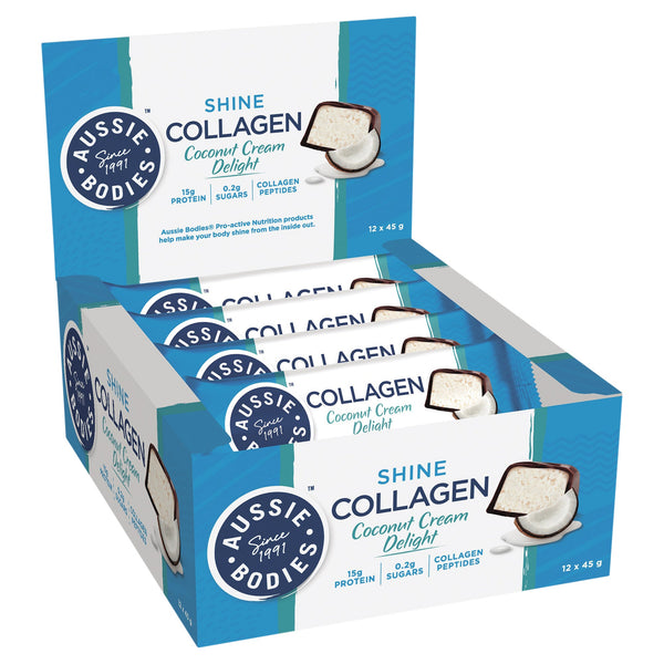 Aussie Bodies Collagen Coconut Delight 45g x 12