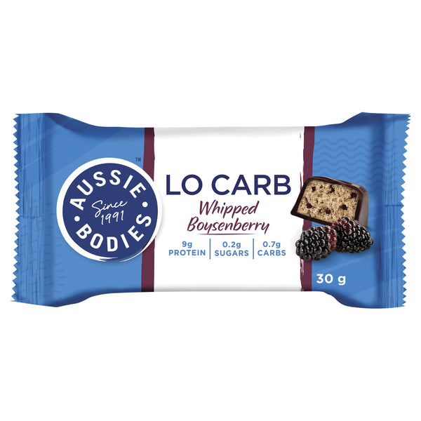 Aussie Bodies Lo Carb Whipped Boysenberry 30g x 4