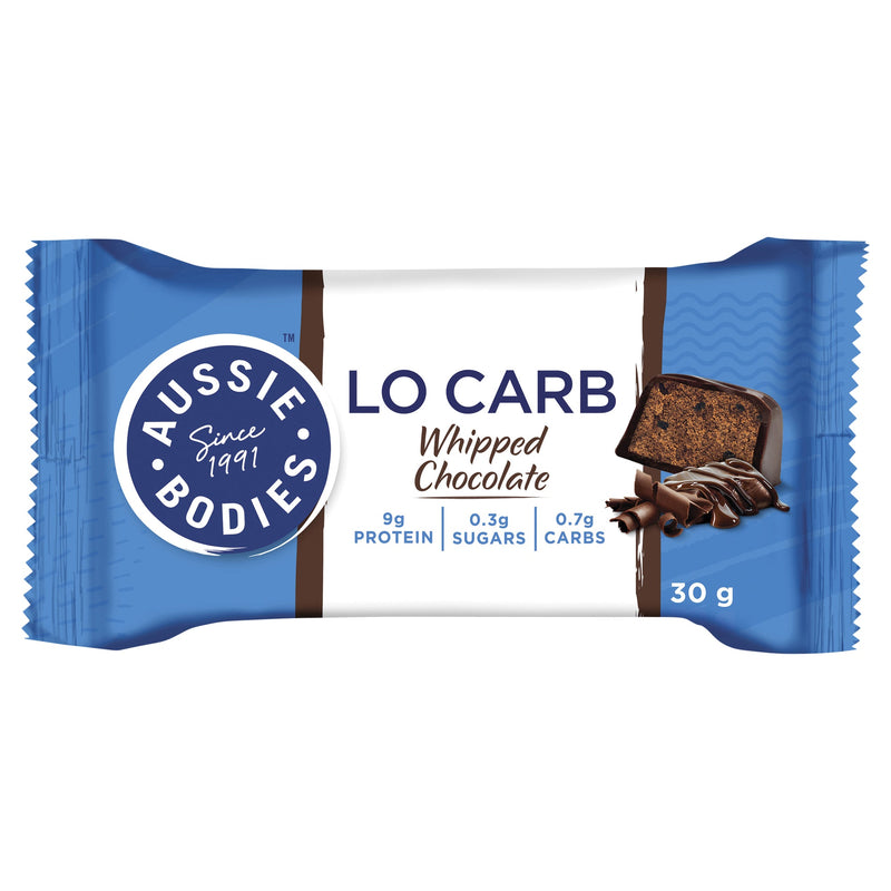 Aussie Bodies Lo Carb Whipped Choc 30g x 4