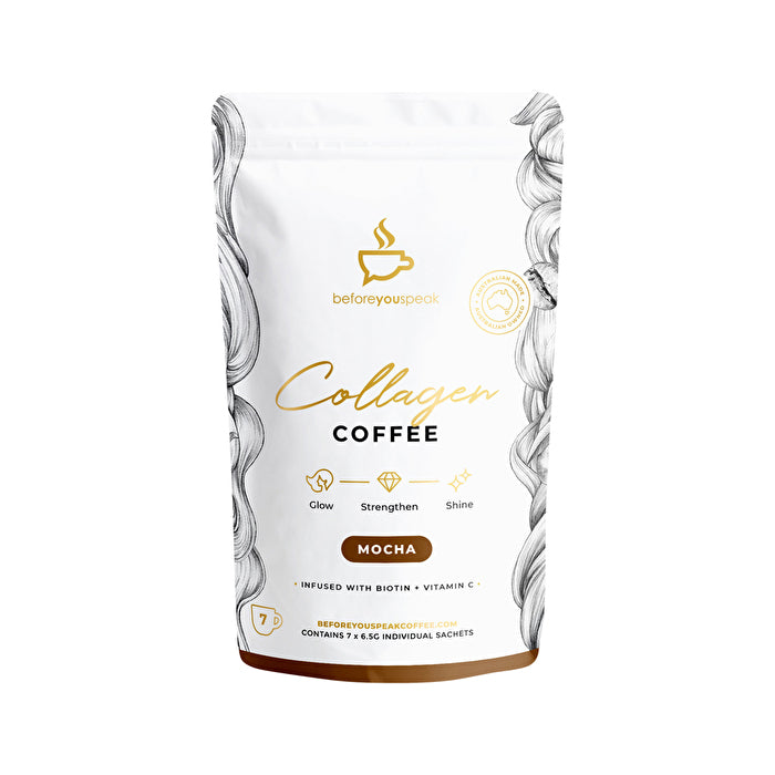 Before You Speak Collagen Coffee Mocha 6.5g x 7 Pack