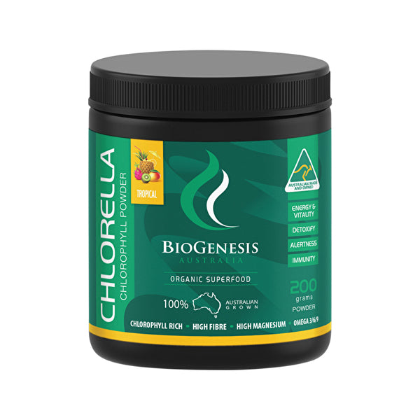 BioGenesis Australia Chlorella Tropical Fruit Powder 200g