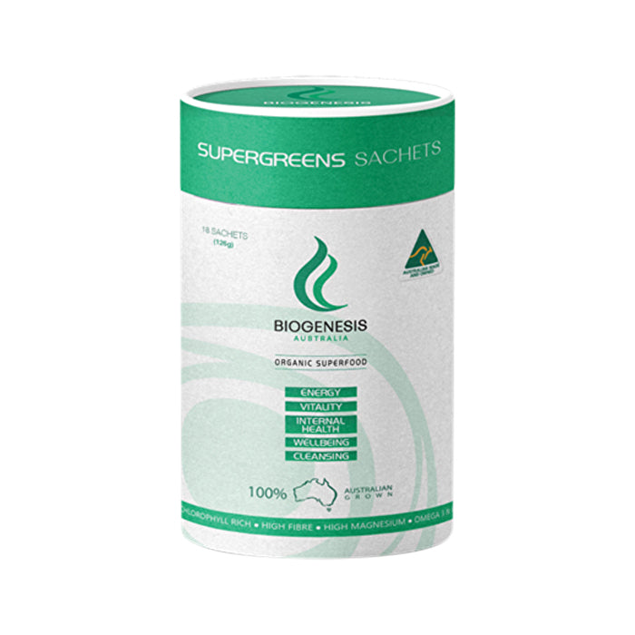 BioGenesis Australia Super Greens Sachets 7g x 18 Pack