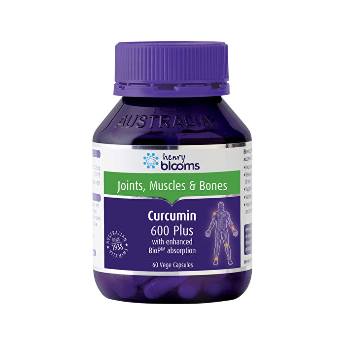 Henry Blooms Curcumin 600 Plus 60c