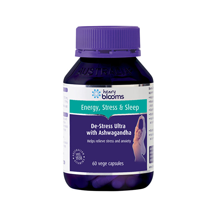 Henry Blooms De-Stress Ultra with Ashwagandha 60vc