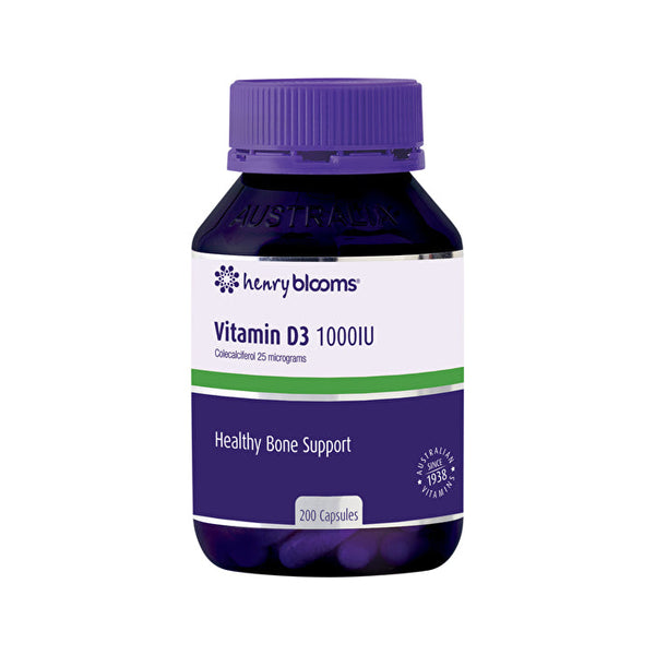 Henry Blooms Vitamin D3 1000 IU 200c