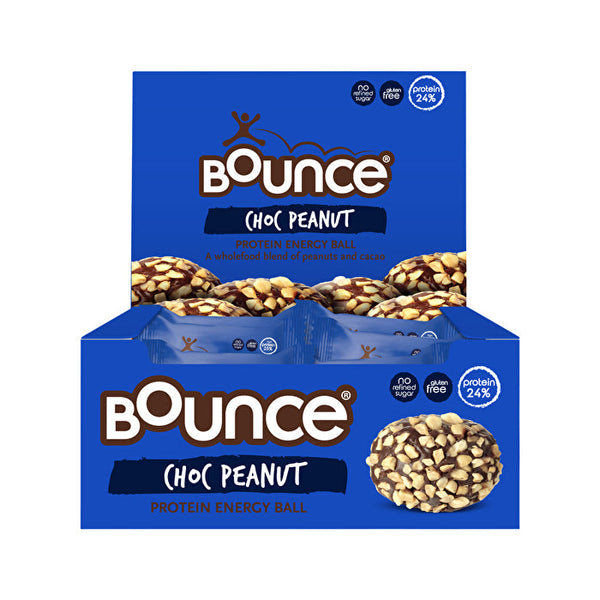 Bounce Protein Energy Balls Choc Peanut 40g x 12 Display