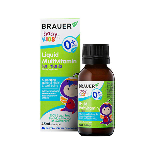 Brauer Baby & Kids Liquid Multivitamin for Infants (0+ months) 45ml