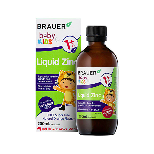 Brauer Baby & Kids Liquid Zinc (1+ years) 200ml