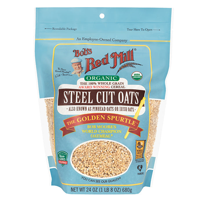 Bob's Red Mill Organic Steel Cut Oats (whole grain) 680g