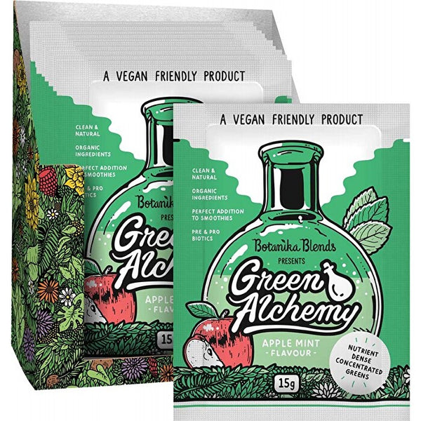 Botanika Blends Green Alchemy Nutrient Dense Greens Apple Mint 16x15g