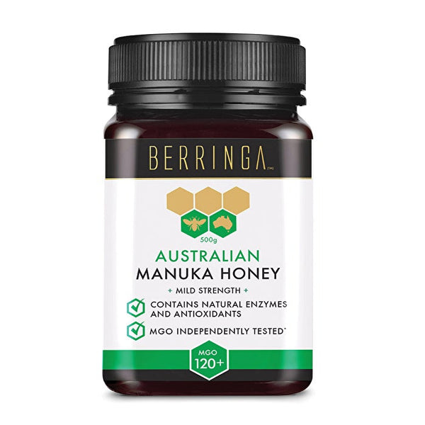 BERRINGA HONEY Berringa Australian Manuka Honey Mild Strength (MGO 120+) 500g