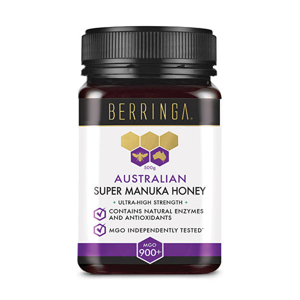 BERRINGA HONEY Berringa Australian Super Manuka Honey Ultra-High Strength (MGO 900+) 500g