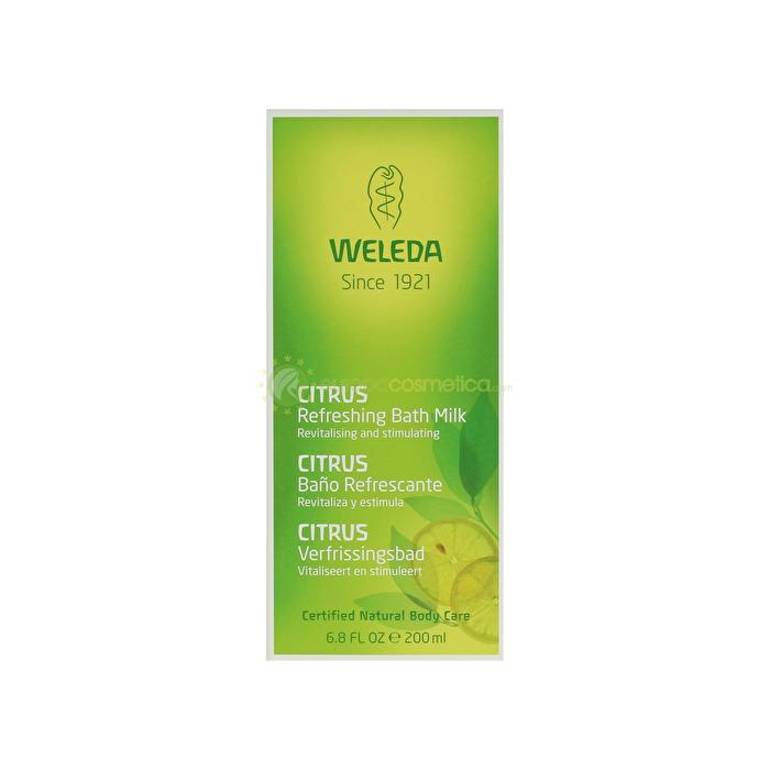 Weleda Citrus Refreshing Bath Milk Revitalising And Stimulating 200ml