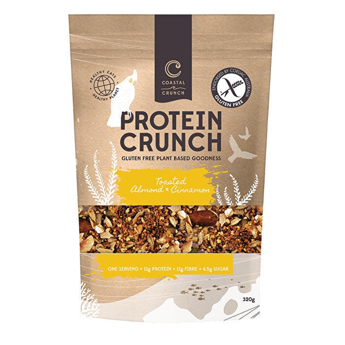 Coastal Crunch Gluten Free Protein Crunch Toasted Almond & Cinnamon 320g