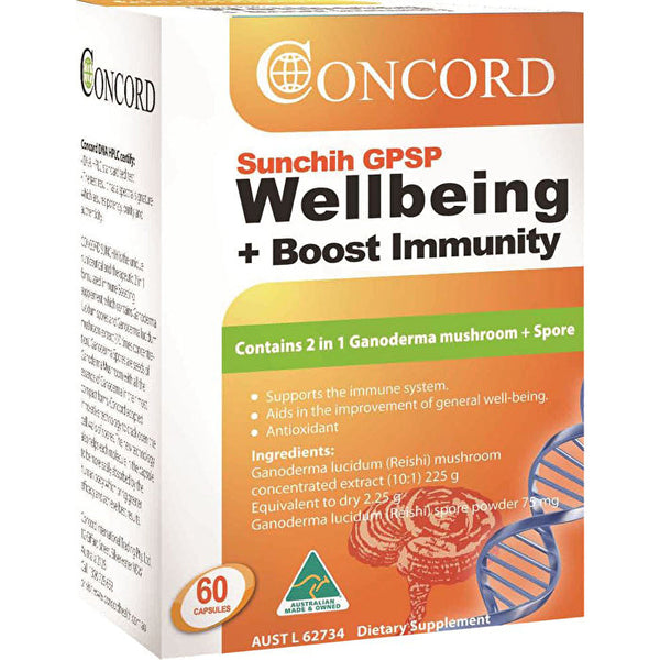CONCORD RETAIL Concord Sunchih GPSP Wellbeing Boost Immunity 60c