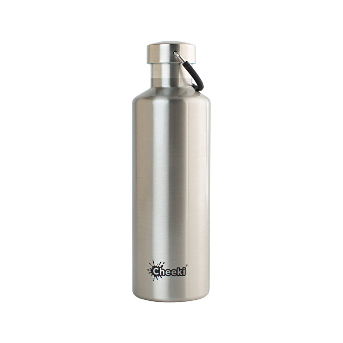 Cheeki Insulated Bottle Classic Silver 600ml