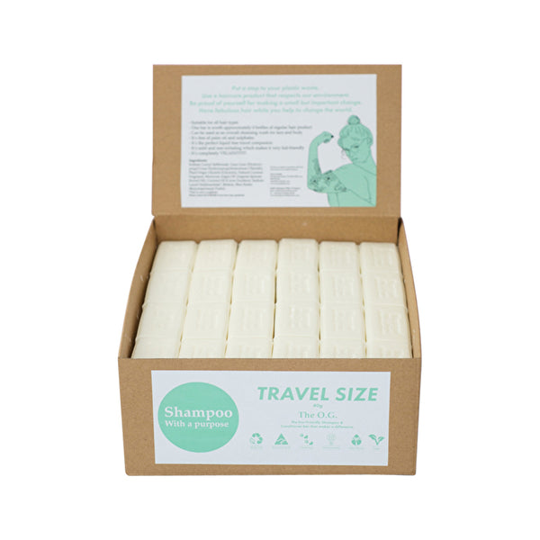 Clover Fields Shampoo with a Purpose by Clover Fields (Shampoo & Conditioner Bar) The O.G. (Travel Size) x 96Dis 40g