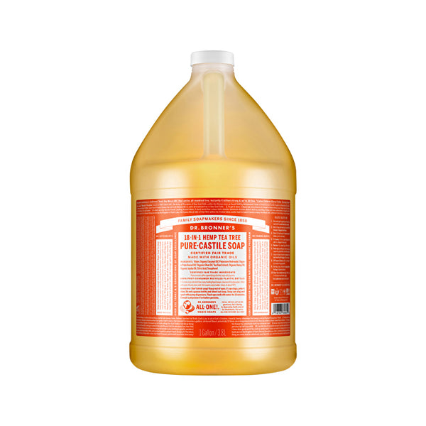 Dr. Bronner's Pure-Castile Soap Liquid (Hemp 18-in-1) Tea Tree 3780ml