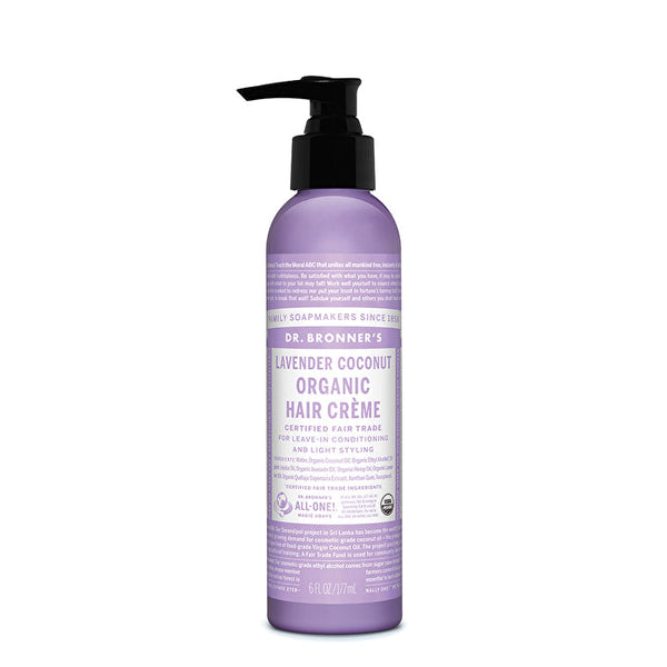 Dr. Bronner's Organic Hair Creme Lavender Coconut 177ml