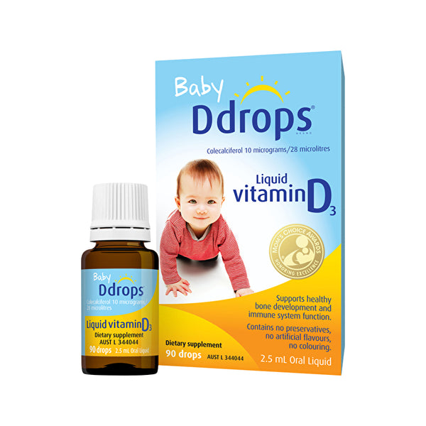 Ddrops Baby Liquid Vitamin D3 400IU 2.5ml