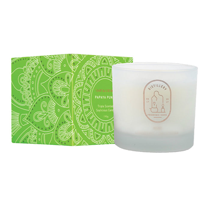 Distillery Fragrance House Soy Candle Tantalising (Papaya Punch) 190g