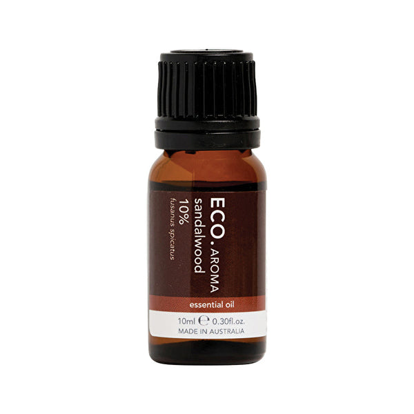 Eco Modern Essentials Aroma Essential Oil Dilution Sandalwood (10%) in Grapeseed 10ml