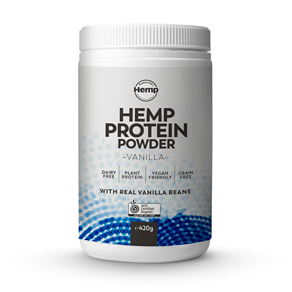 Essential Hemp Organic Hemp Protein Powder Vanilla 420g