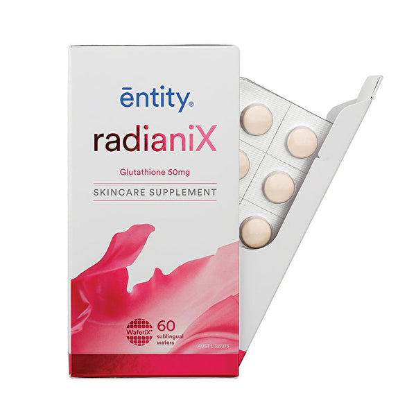 Entity Health RadianiX (Glutathione 50mg) Sublingual Wafer x 60 Pack